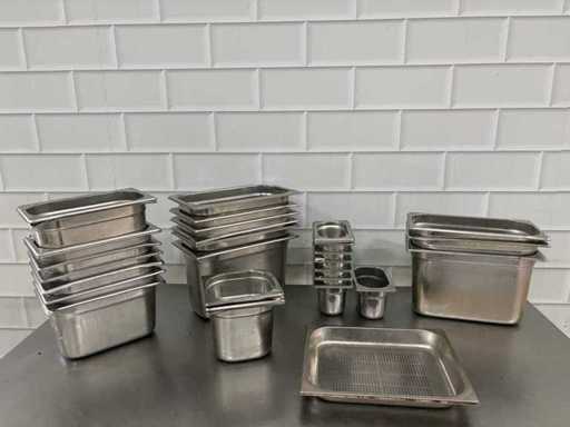 Oțel inoxidabil - Tavă Gastronorm (30x)