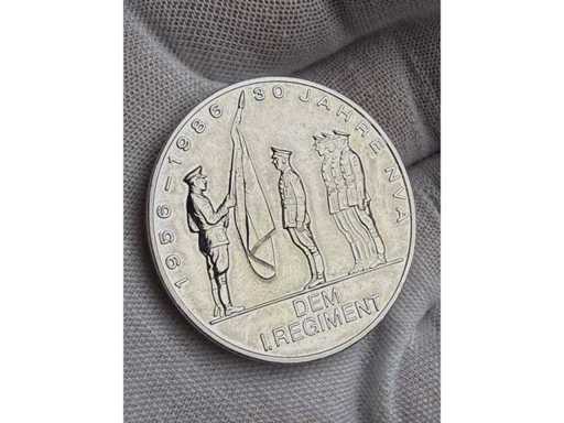 DDR NVA 30 Jahre 1956–1986 Sammlermedaille Dem I. Regiment