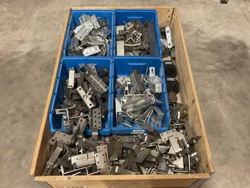 Batch of solar panel mounting hardware