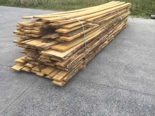 Douglas-Dachverkleidung oder vertikale Dielen