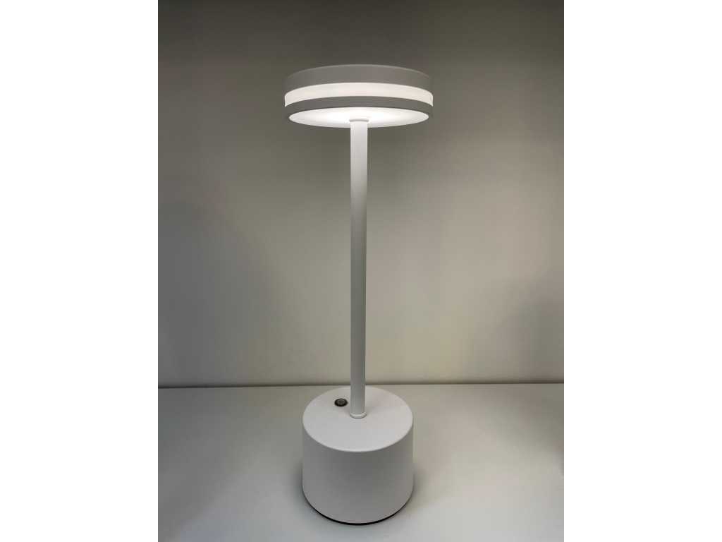 10x Lampe de table UFO - Blanc 
