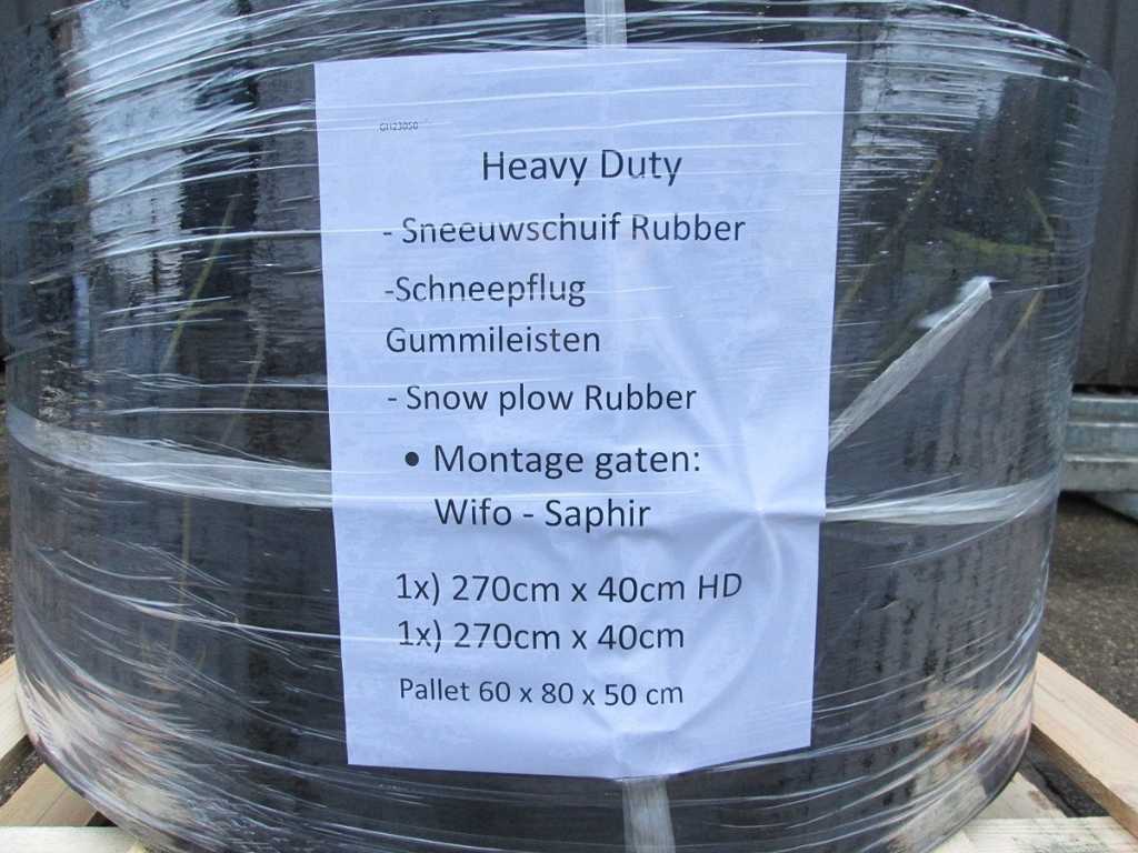 Wifo - Saphir Heavy Duty snow plow rubber (2x)