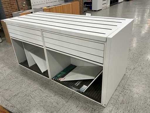 Stalenkast + 2 opbergkasten