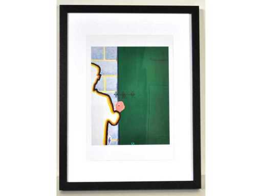 Roger Raveel - Bărbat pentru ușă cu zăvor - offset