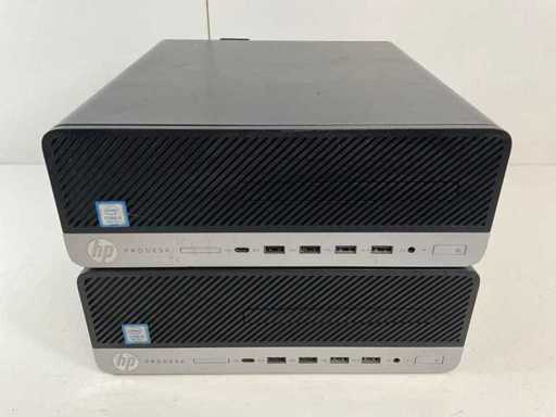 HP ProDesk 600 G4 SFF, Core(TM) i5 8th Gen, 8 GB RAM, 256 GB SSD desktopuri (2x)