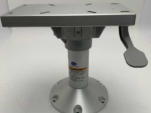 Soutien fixe en aluminium Eastsun Marine 185113P pour le siège pilote H 330 mm