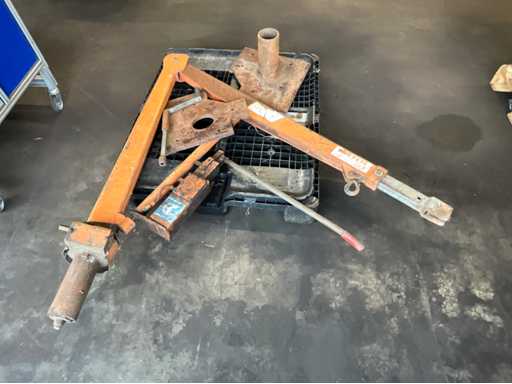 Hand hydraulische bestelwagen laadkraan