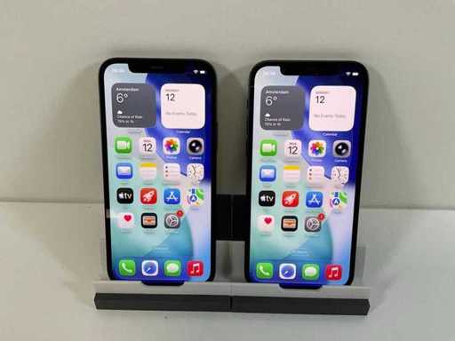 Apple iPhone 12 - 64 GB - Black (2x)