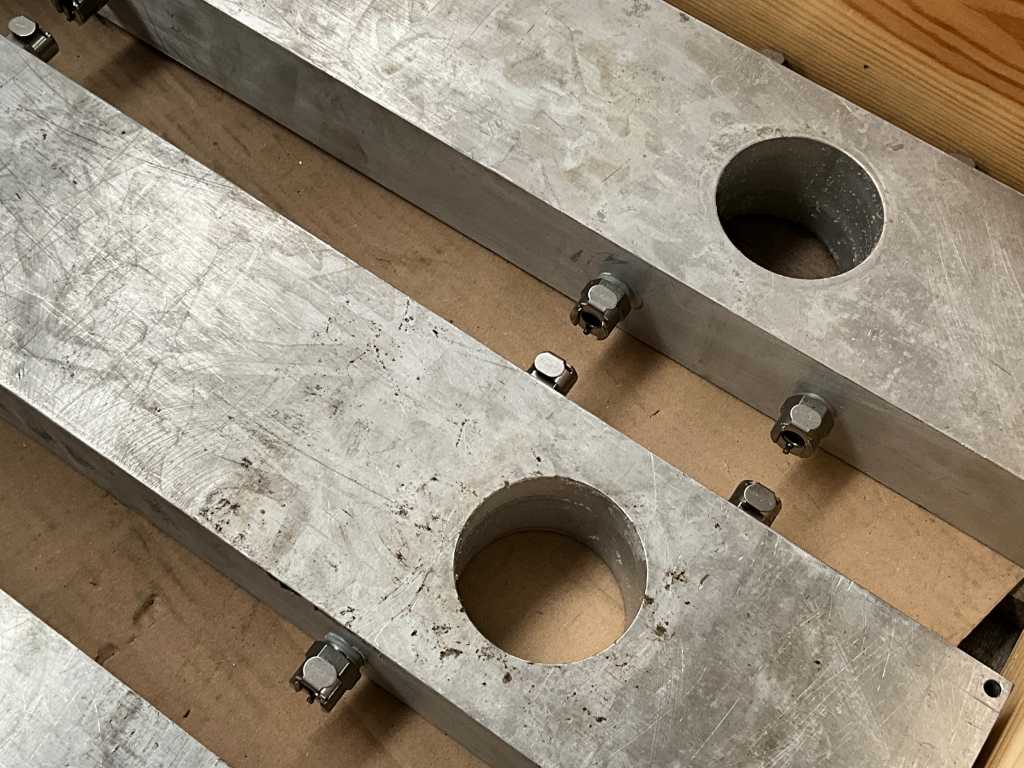 3 blocs réfrigérants en aluminium