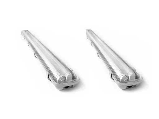 10 x LED TL armatuur 120 cm inclusief buizen