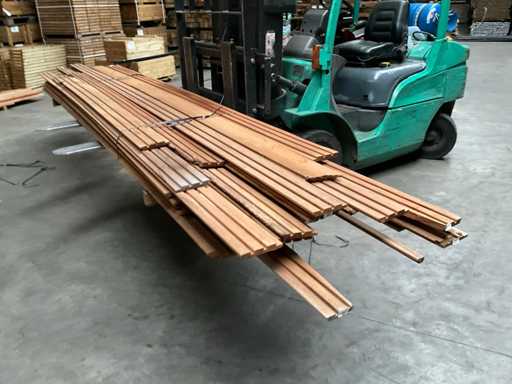 Western Red Cedar trippelprofiel plank 300-500 cm (40x)