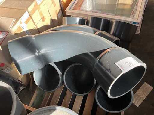 Pvc bocht Ø250mm (5x)