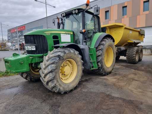 2009 – John Deere – 7430 MW2 CD44 – Allradantriebstraktor 