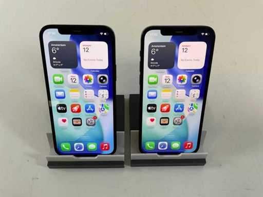 Apple iPhone 12 - 64GB - Negru (2x)