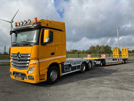 2014 Mercedes-Benz Actros 2563 EURO6 Oprijwagen Met Dieplader