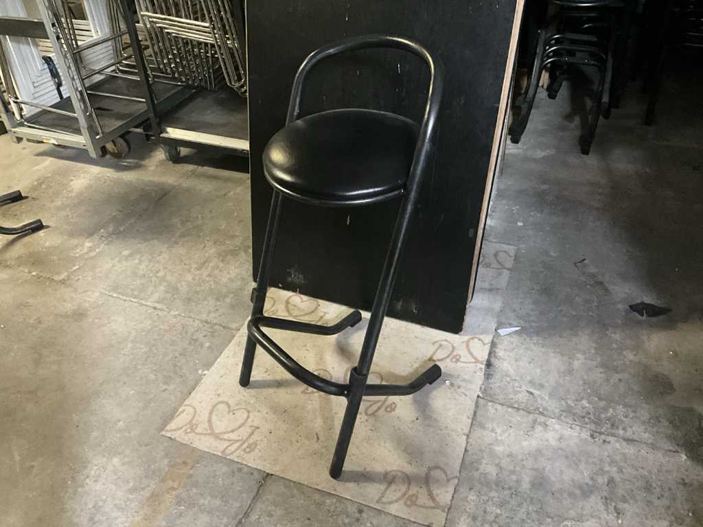32 sedie da bar pieghevoli in metallo