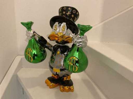 Sculpture de Picsou de Louis Vuitton