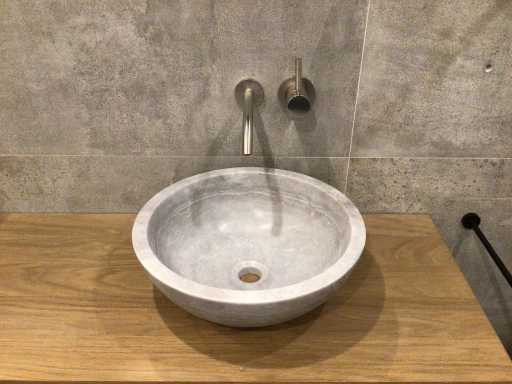 Naturstein-Marmorgraues Waschbecken 40,6x15 cm