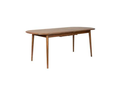 Zuiver Twist 185/240x90 Ausziehbarer Esstisch aus Nussbaumholz