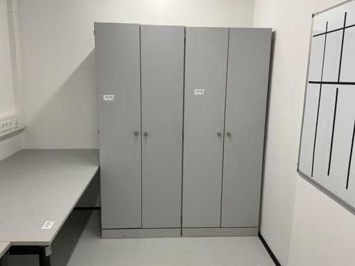 PALMBERG Hinged Door Cabinet with Contents
