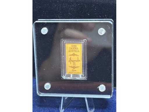 1000 anni dell'Austria | Privilegium Meno 1156 | 1/500oz oro 999 fine