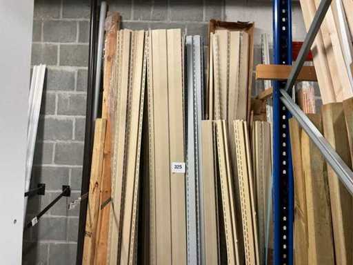 Circa 20m2 pvc bekledingspanelen en profielen