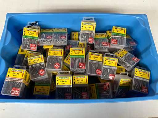 Rotadrill Diverse Schrauben Edelstahl & verzinkt (50x)