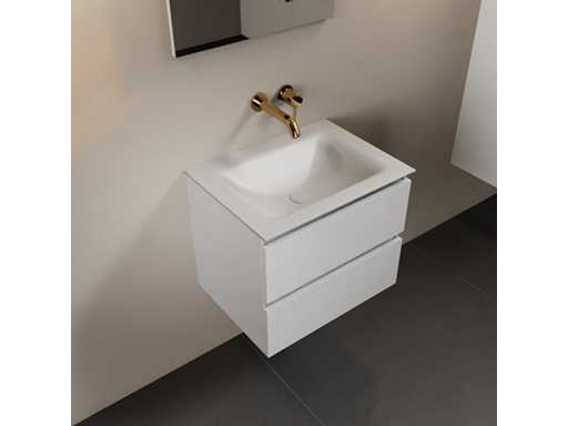 Bathroom cabinet white 60cm 