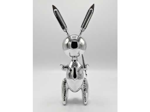 Jeff Koons (na) - Konijn (zilver) 