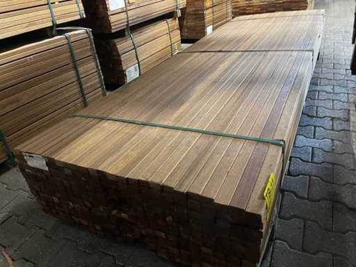 Guyana Teak Latten Geschaafd 3050x40x27mm (276x)