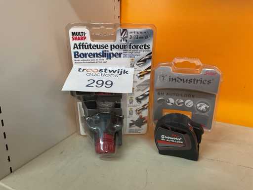 Boren slijper en rolmeter