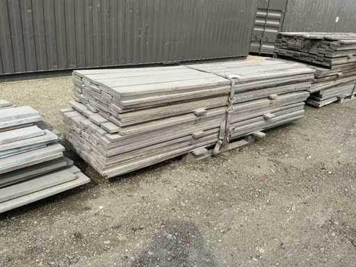 Lotto di assi di legno duro