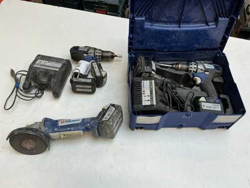 Berner Akkuwerkzeuge (3x)