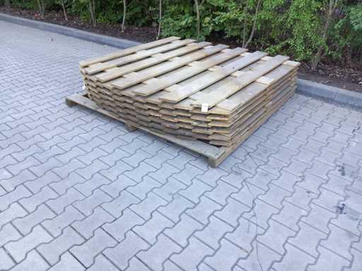 toog - Houten tuinomheining (6x)