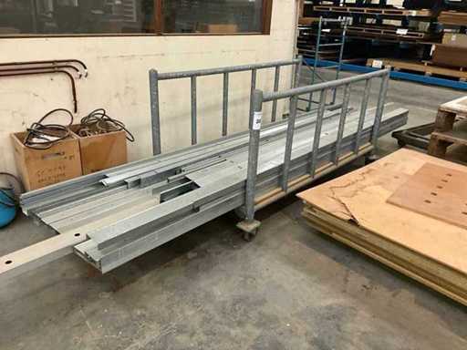 Yoke empilant gyproc avec profils métalliques contenus