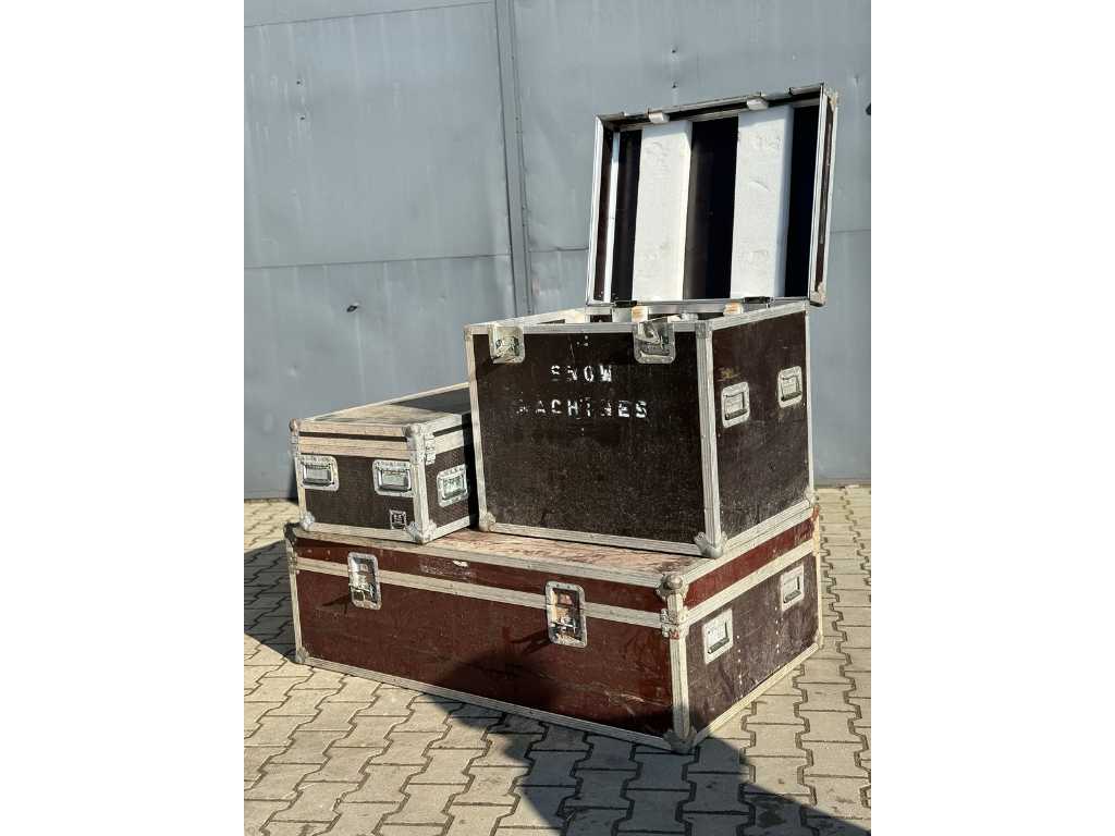 Diverse Flightcase set - Flightcases (3x)