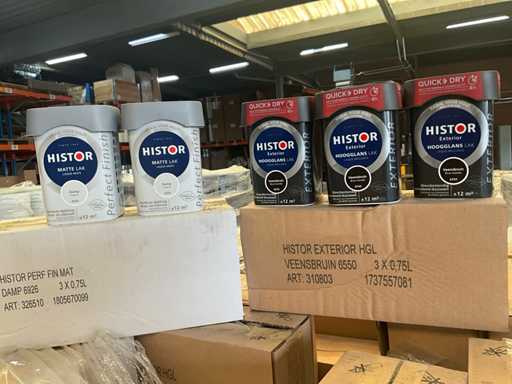 Batch of Histor lacquer