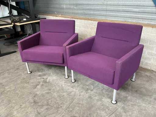 Coalesse Sidewalk Lounge stoel (2x)