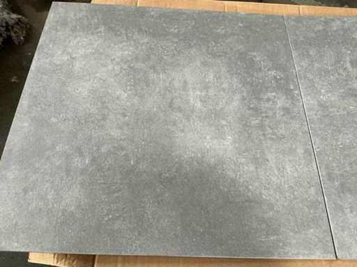 Unicermica Anthracite cream 57,6 m2 natuursteen vloertegels