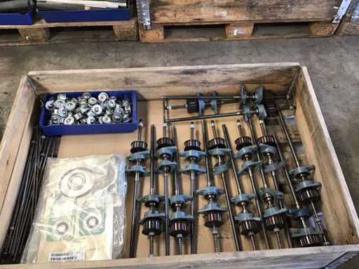 pallet kogelomloopspindels