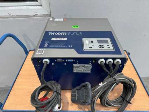 11/2020 TRICOM Futur Smart 48V 120A 750-960Ah Cargador Carretilla elevadora Cargador eléctrico