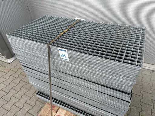 Pavimento a listelli in acciaio 1090x540mm (40x)