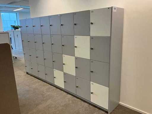 Wooden Locker Cabinet