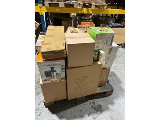 Marchandises de retour de palettes +1000 € Valeur de vente au détail