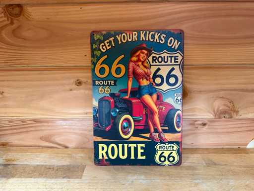 metaal reclame wandbord