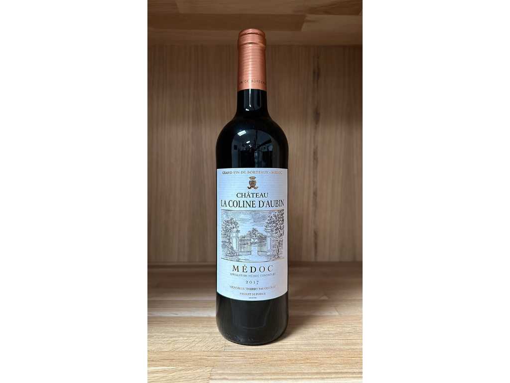 2017 - CHATEAU LA COLINE D'AUBIN - MÉDOC - Rode wijn (150x)