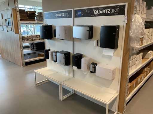 Scaffalature per negozi con dispenser Quartzline