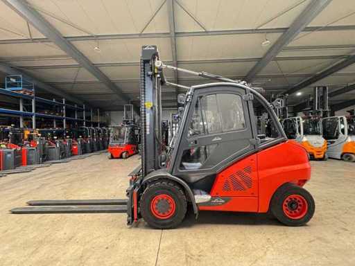 2019 UVV 05/2027 Linde H50D EVO 5.000kg 3.+4. Fourche élévateur diesel de réglage de soupapes 18.286 heures