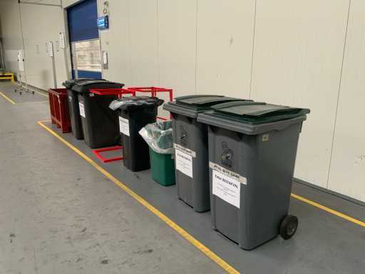 Conteneurs à déchets divers (6x)