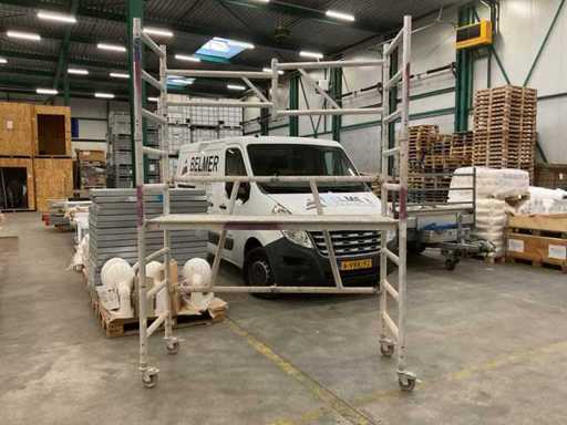 Aluminium vouwsteiger